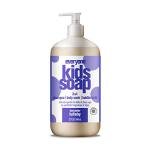 Everyone 3-in-1 Kids Soap, Body Wash, Bubble Bath, Shampoo, 32 Ounce (Pack of 1), Lavender Lullaby, Coconut Cleanser with Plant Extracts and Pure Essential Oils