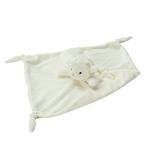 CREVENT Cozy Plush Baby Security Blanket Loveys for Baby Girls Boys, Minky Front and Back with Animal Face (Ivory Sheep)