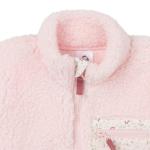 Gerber Toddler Boys Girls Sherpa Fleece-Lined Zip Up Jacket, Pink, 4T