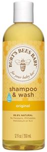 Burt's Bees Baby Shampoo & Wash, Original Tear Free Baby Soap - 12 Ounce Bottle