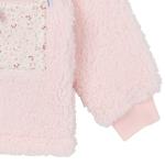 Gerber Toddler Boys Girls Sherpa Fleece-Lined Zip Up Jacket, Pink, 4T