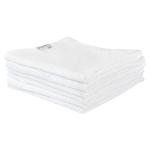 Copper Pearl 6 Ultra Soft Baby Bath Washcloths Premium Large Soft Dove (White) 11" x 11" Towels