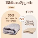 Beavtaens Baby Play Mat, 50x50 Playpen Mat with Super Soft Touch, Activity Mats with Upgraded Anti-Slip Bottom, Machine Washable Crawling Mats for Floor & Picnic (Animal Alphabets)