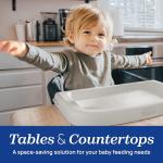 Chicco FastLock Go Hook-On High Chair with Carry Bag, Portable High Chair for Babies and Toddlers, Sets up in Seconds, Moss/Green