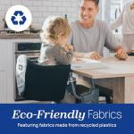 Chicco FastLock Go Hook-On High Chair with Carry Bag, Portable High Chair for Babies and Toddlers, Sets up in Seconds, Moss/Green