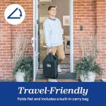 Chicco FastLock Go Hook-On High Chair with Carry Bag, Portable High Chair for Babies and Toddlers, Sets up in Seconds, Moss/Green