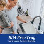 Chicco FastLock Go Hook-On High Chair with Carry Bag, Portable High Chair for Babies and Toddlers, Sets up in Seconds, Moss/Green