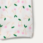 Amazon Essentials x Sofia Grainge Baby Girls' Mommy and Me Short Sleeve Pajama Set, Pale Pink Cherries, 3-6 Months