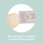 Frida Baby NailFrida The SnipperClipper, Baby Nail Clipper, Infant Nail Clipper for Baby with Safety Spyhole, for Newborns and up