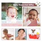 Yoofoss Muslin Baby Washcloths 100% Organic Cotton Face Towels 6 Pack Wash Cloths for Baby 12x12in Soft and Absorbent Baby Wipes (Gradient Pink)