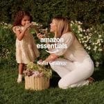 Amazon Essentials x Sofia Grainge Baby Girls' Mommy and Me Short Sleeve Pajama Set, Pale Pink Cherries, 3-6 Months