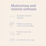 Lansinoh Organic Nipple Butter, Nipple Cream Safe for Breastfeeding Baby, Postpartum Essentials for Mom, 2 Ounces