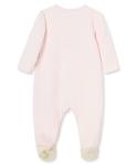Little Me Baby-Girls Sweet Bear Footie, Light Pink, Newborn