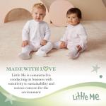 Little Me Baby-Girls Sweet Bear Footie, Light Pink, Newborn