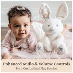 GUND Baby Flora the Bunny Animated Plush, Singing Stuffed Animal Toy for Ages 0 and Up, Cream, 12" (Styles May Vary)