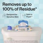 The Honest Company Toddler Hypoallergenic Flushable Wipes, 126 Count
