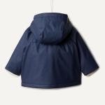 Amazon Essentials Baby Boys' Water-Repellent Rain Jacket with Quilted Lining, Navy, 6-9 Months