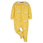 Gerber Baby Girls 4 Pack 'N Play Footie And Toddler Sleepers, Golden Floral, 3-6 Months US