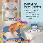 The Honest Company Toddler Hypoallergenic Flushable Wipes, 126 Count
