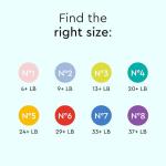 LILLYDOO Baby Diapers - Size 1 (4+ lbs), Half-Monthly Supply (72 Count), Leak Protection, Skin-Friendly, Ultrasoft, Perfume- & Chlorine-Free, Hypoallergenic, Dermatologist Tested, Oeko-TEX®