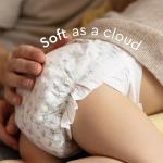 LILLYDOO Baby Diapers - Size 1 (4+ lbs), Half-Monthly Supply (72 Count), Leak Protection, Skin-Friendly, Ultrasoft, Perfume- & Chlorine-Free, Hypoallergenic, Dermatologist Tested, Oeko-TEX®