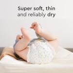 LILLYDOO Baby Diapers - Size 1 (4+ lbs), Half-Monthly Supply (72 Count), Leak Protection, Skin-Friendly, Ultrasoft, Perfume- & Chlorine-Free, Hypoallergenic, Dermatologist Tested, Oeko-TEX®