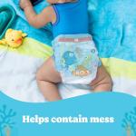 Huggies Little Swimmers Disposable Swim Diapers, Size 5-6 (32+ lbs), 17 Ct