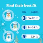 Huggies Little Swimmers Disposable Swim Diapers, Size 5-6 (32+ lbs), 17 Ct