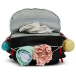 Disney Diaper Bag Backpack with Changing Pad Mickey Mouse – 16” Nylon Baby Bag for Parents, Insulated Bottle Holders, Multiple Storage Pockets