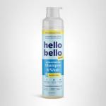 Hello Bello Ultra-Hydrating Baby Shampoo & Body Wash, Fragrance-Free, Tear Free & Safe for Sensitive Skin, 10oz Bottle