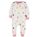 Onesies Brand Baby Girls 3-Pack Snug Fit One-Piece Cotton Pajamas, Fox, 12 Months