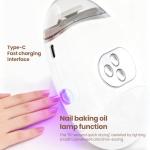 2026 New 3-in-1 Electric Nail Clipper with Polishing & LED Lamp, Nail Filing Storage, 3 Adjustable Speeds, Suitable for Elderly, Adults & Infants
