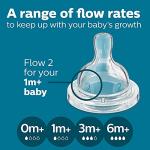 Philips Avent Anti-Colic Baby Bottle with AirFree Vent, 9oz, SCY703/91, 1pk, Clear, SCY703/91