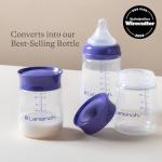 Lansinoh Breastmilk Storage Bottles | 4-Pack 5oz BPA & BPS-Free | Pump-to-Storage Feeding Bottles | Compatible with Lansinoh Breast Pumps and Nipples