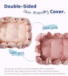 Little Dove 5-in-1 Plush Baby Play Gym, Tummy Time Mat with Blanket and 6 Sensory Toys, Baby Play Mats, Convertible Baby Gym for Sensory Development from Newborn to Toddler, Pink