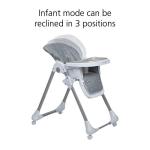 Safety 1st High Chairs for Babies and Toddlers, 3-In-1 Grow and Go with Tray and Adjustable Seat, Birchbark