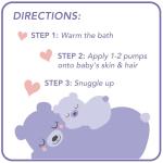 Jergens Baby Calming Head to Toe Liquid Baby Wash, Body Wash and Shampoo, Tear Free, 20 Fl Oz