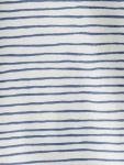 Little Planet by Carter's Baby 3-Pack Short Sleeve Bodysuits Made with Organic Cotton, Deep Sea Print, Painterly Stripes, 9M