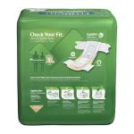 FitRight Adult Diapers, Extra Heavy Absorbency, XL (Waist Size 56in-64in), 80 Count, OptiFit Incontinence Briefs for Men and Women, Disposable, Moisture Wicking, Leak Protection,