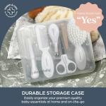 Dreambaby Essential 10pc Baby Grooming Kit, Newborn Safety Care Set with Brush, Comb, Toothbrush, Nail Clippers, Nail Scissors, Emory Boards and Storage Case