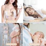 4HOW Hands-Free Breast Pump Bra for Breastfeeding, Adjustable Breast-Pumps Holding and Nursing