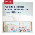 Playtex Baby Wipes, Fragrance Free, 72 Ct, 3-Pack, Dermatologist Tested Soft and Gentle Baby Face and Hand Wipes, pH Balanced, Hypoallergenic, Free of Alcohol, Parabens and Phthalates