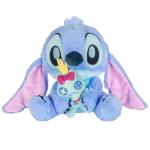 Kids Preferred Disney Baby Stitch with Scrump Key Wind Musical - Soft Material, Plays You are My Sunshine, Swaying Head, Ages 0 Months and Up, 9 in