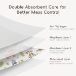 KIIS Disposable Baby Bibs for Baby Boys and Girls - Individually Packaged - Hygienic, Soft and Leakproof (20 PCS) (Animal)