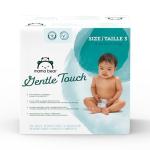 Amazon Brand - Mama Bear Gentle Touch Baby Diapers, Size 3, 168 Count (4 packs of 42), Leakproof, Keeps Baby Dry, Skin Safe, Fragrance-Free with Wetness Indicator