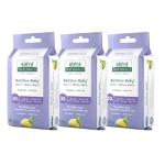 Aleva Naturals Bamboo Baby Nose 'n' Blows Wipes for Cleaning Stuffy Noses with Saline, Natural and Organic Formula, Extra Strong and Ultra-Soft, Biodegradable - Value Pack 30ct X 3= 90 Wipes