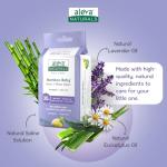 Aleva Naturals Bamboo Baby Nose 'n' Blows Wipes for Cleaning Stuffy Noses with Saline, Natural and Organic Formula, Extra Strong and Ultra-Soft, Biodegradable - Value Pack 30ct X 3= 90 Wipes