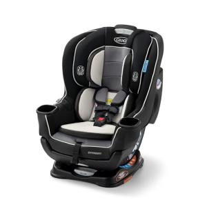 Graco Extend2Fit Convertible Baby Car Seat, Rear and Forward Facing, Adjustable Extension Panel for Extra Legroom, Gotham