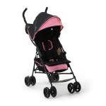 Ingenuity 3D Mini Convenience Stroller – Lightweight Stroller with Compact Fold, Multi-Position Recline, Canopy with Pop Out Sun Visor and More – Umbrella Stroller for Travel, Pink