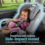 Graco 4Ever DLX 4-in-1 Car Seat, Charlie| Infant to Toddler Car Seat, with 10 Years of Use | Rear-Facing, Forward-Facing and Booster Modes | Safe, Comfortable and Convenient